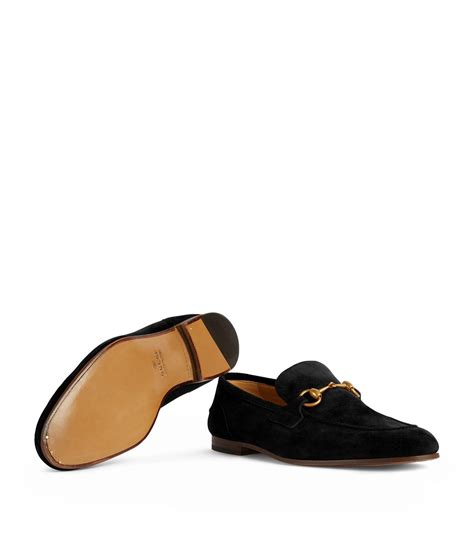 famous gucci loafers|Men's Gucci Jordaan loafer in black suede .